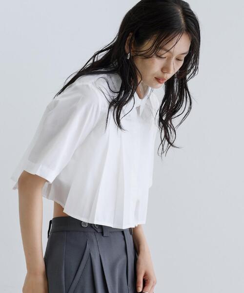 GALLEST(ギャレスト)の「【ZOZO限定】プリーツクロップドシャツ(シャツ/ブラウス・レディース・ホワイト・38)」の16枚目の写真