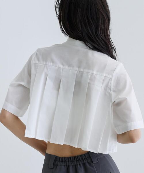 GALLEST(ギャレスト)の「【ZOZO限定】プリーツクロップドシャツ(シャツ/ブラウス・レディース・ホワイト・38)」の18枚目の写真