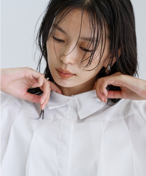 GALLEST(ギャレスト)の「【ZOZO限定】プリーツクロップドシャツ(シャツ/ブラウス・レディース・ホワイト・38)」の11枚目の写真