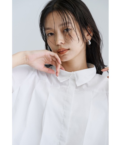 GALLEST(ギャレスト)の「【ZOZO限定】プリーツクロップドシャツ(シャツ/ブラウス・レディース・ホワイト・38)」の12枚目の写真