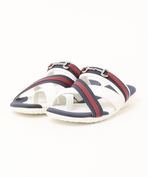 HIDEAWAYS NICOLE（ハイダウェイニコル）の「ビットサンダル（サンダル・メンズ・ブラック×グレー/カモフラージュ/トリコロール/ホワイト×ブラック・26.5cm/27.5cm）」の4枚目の写真