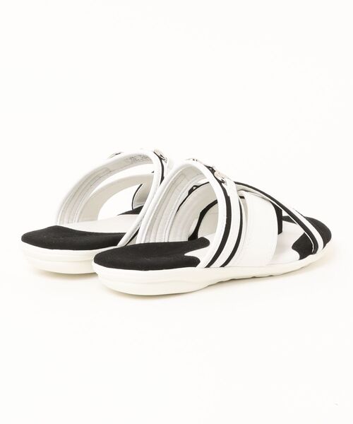 HIDEAWAYS NICOLE（ハイダウェイニコル）の「ビットサンダル（サンダル・メンズ・ブラック×グレー/カモフラージュ/トリコロール/ホワイト×ブラック・26.5cm/27.5cm）」の5枚目の写真