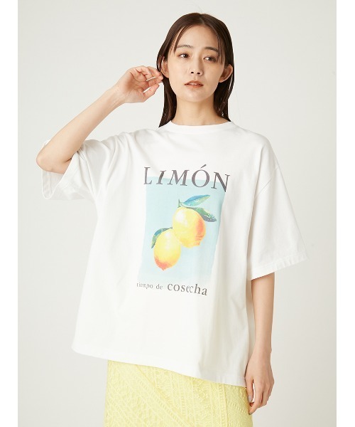 FRAY I.D フルーツプリントTシャツ／ウォッシャブル フルーツプリントTシャツ／ウォッシャブル(カットソー
