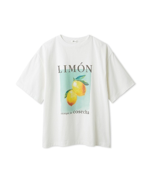 FRAY I.D フルーツプリントTシャツ／ウォッシャブル フルーツプリントTシャツ／ウォッシャブル(カットソー