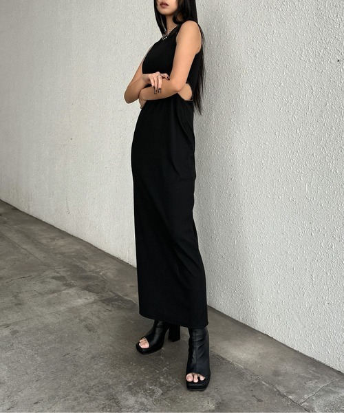 【新品】LOUNIE黒のノースリーブロングワンピース 商品一覧｜LOUNIE（ルーニィ）公式サイト／公式オンラインストア
