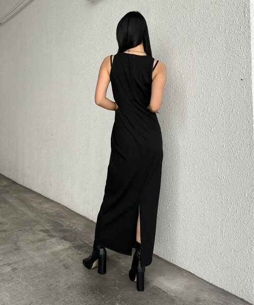 pium クロステープカットアウトロングワンピース クロステープカットアウトロングワンピース – pium