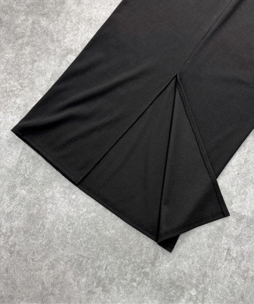 LVEU.(ラブユ.)の「【LVEU.】カットアウトノースリーブワンピース / ワンピース ワンピ ロング ストレッチ ストレート タイト リブ ラメ カットアウト ノースリーブ シンプル モード ブラック フリーサイズ Sサイズ(ワンピース・レディース・ブラック・FREE/S)」の21枚目の写真