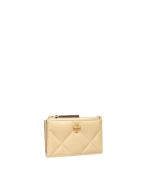 国内即発【Tory Burch】キラ ダイヤモンドキルト カードケース キラ ダイヤモンドキルト ジップカードケース: レディース