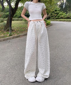 6(ROKU)＞ビーズ パンツ