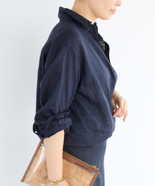 LINEN WASH CACHE シャツ（シャツ/ブラウス）｜Deuxieme Classe