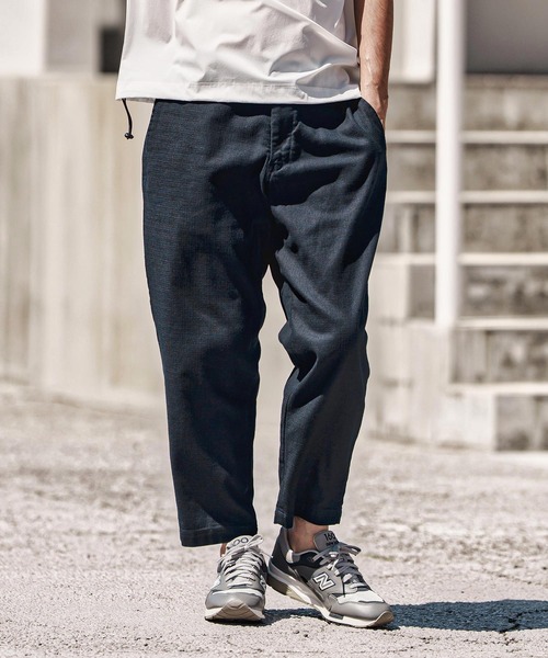 新品未使用 Lサイズ　CAMBIOパッカリングナイロンテーパードパンツ 楽天市場】【CAMBIO(カンビオ)】パッカリングナイロンテーパードパンツ