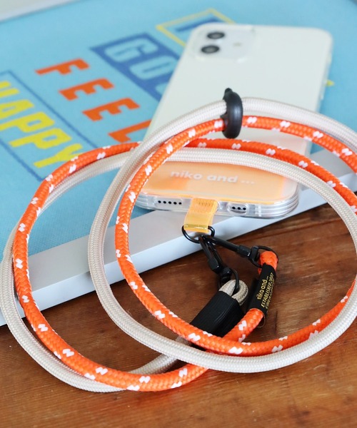 オリジナル バイカラーニコロゴスマホショルダー（スマホグッズ