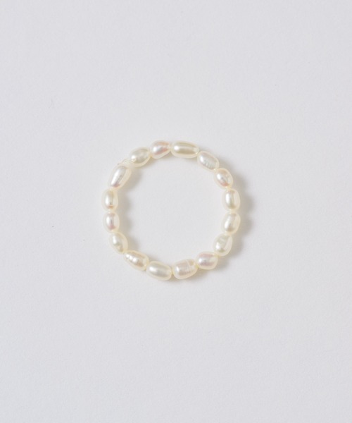 GIUNON(ジウノン)の「pearl beads ring / パールビーズリング(リング・レディース・ホワイト・FREE)」の10枚目の写真