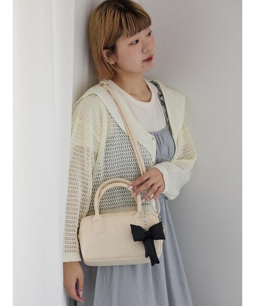 ehka sopo（エヘカソポ）の「セーラーカラーメッシュカーディガン（カーディガン/ボレロ・レディース・ブラック/ミント/オフホワイト・F）」の19枚目の写真