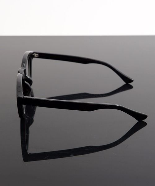 Revo.（レボ）の「ボストン 太縁 メガネ 黒縁フレーム 伊達メガネ クリアフレーム ユニセックス（メガネ・メンズ・ブラウン系その他/カーキ/ブラウン/ブラック・FREE）」の7枚目の写真