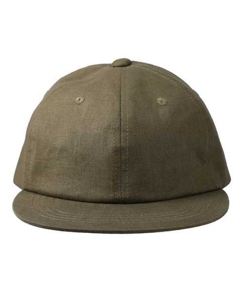 yield(イールド)の「【Basiquenti】Herdmans Linen Cap(ハードマンズ リネン キャップ) BATT-21754(キャップ・メンズ・ネイビー/ブラック/オリーブ・FREE)」の7枚目の写真