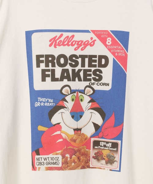 niko and...(ニコアンド)の「ケロッグコラボアソートTシャツ(Tシャツ/カットソー・メンズ・オフホワイト/ブルー/ブラック/オレンジ/パープル/イエロー/ホワイト/レッド/グリーン/ライトグリーン・LARGE/MEDIUM)」の13枚目の写真