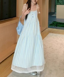 サマードレス ロング キャミソールワンピース」に該当する