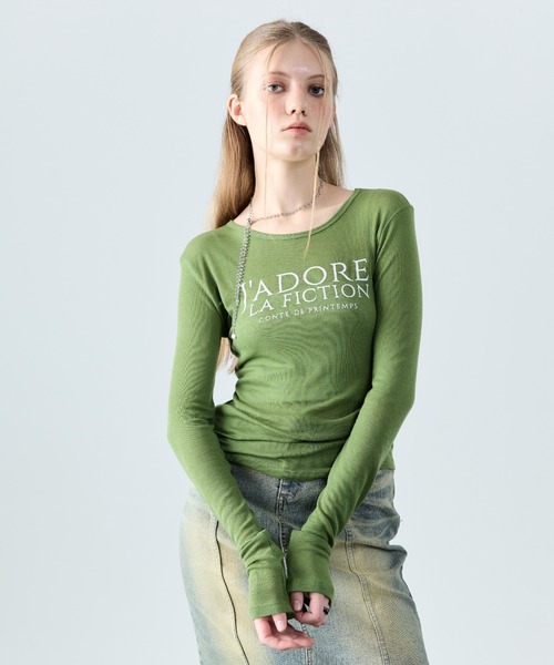 L8 JADORE SLIM T-SHIRT（Tシャツ/カットソー）｜LARTIGENT