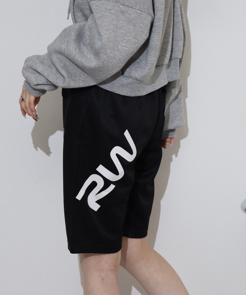 FUNALIVE(ファンアライブ)の「ロゴ ジャージ ハーフパンツ(スウェットパンツ・メンズ・ネイビー系/ネイビー系1/ブラック系その他2/ブラック系その他・LL/L/M)」の1枚目の写真