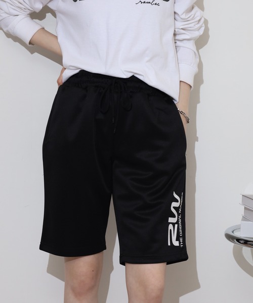 FUNALIVE(ファンアライブ)の「ロゴ ジャージ ハーフパンツ(スウェットパンツ・メンズ・ネイビー系/ネイビー系1/ブラック系その他2/ブラック系その他・LL/L/M)」の5枚目の写真