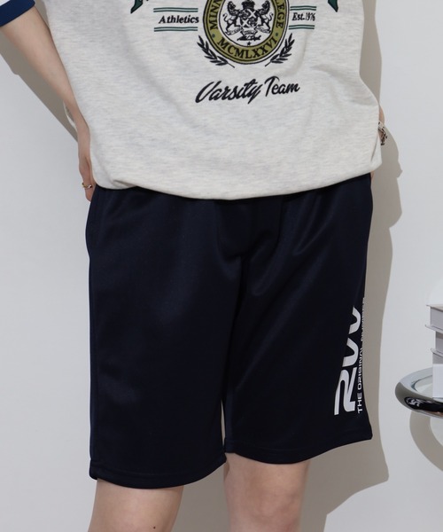 FUNALIVE(ファンアライブ)の「ロゴ ジャージ ハーフパンツ(スウェットパンツ・メンズ・ネイビー系/ネイビー系1/ブラック系その他2/ブラック系その他・LL/L/M)」の9枚目の写真
