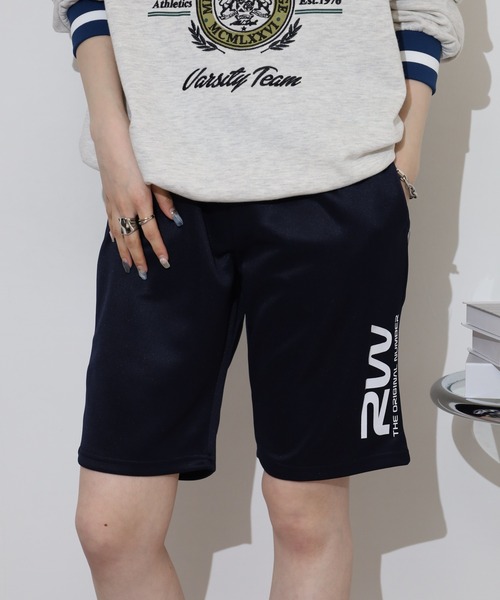 FUNALIVE(ファンアライブ)の「ロゴ ジャージ ハーフパンツ(スウェットパンツ・メンズ・ネイビー系/ネイビー系1/ブラック系その他2/ブラック系その他・LL/L/M)」の11枚目の写真