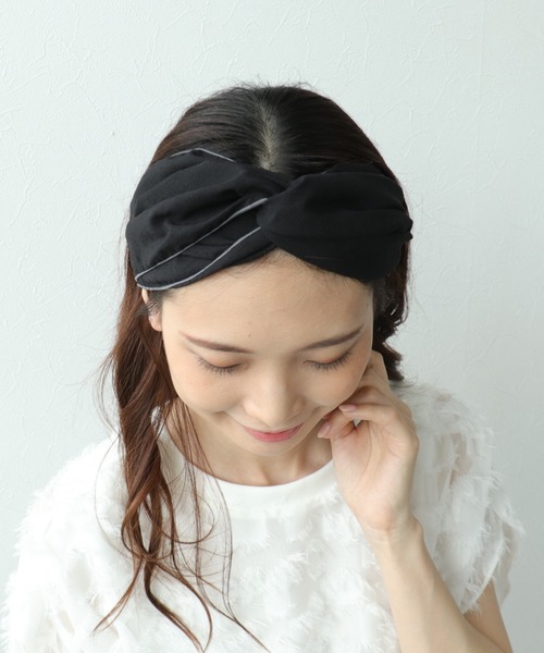 osonoターバン Three Four Time ヘアバンド リーフモザイクターバン : ZOZOTOWN
