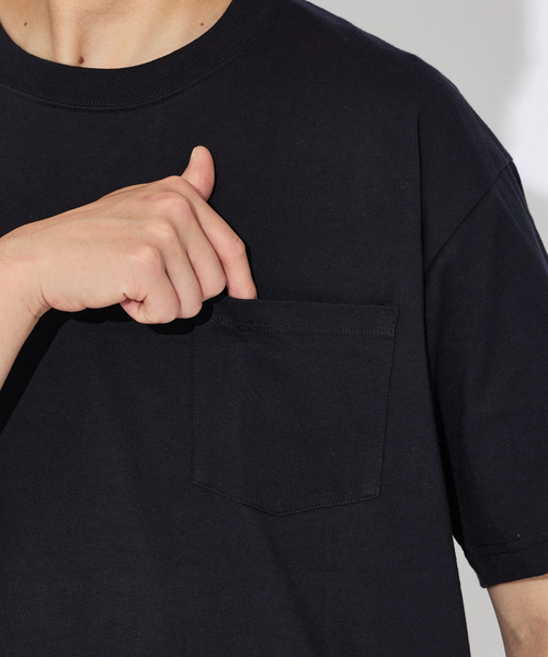 HANES（ヘインズ）の「【Hanes/ヘインズ】BEEFY-T / ポケットTシャツ / パックTシャツ（Tシャツ/カットソー・メンズ・ホワイト/ブラック・M/L/XL）」の8枚目の写真