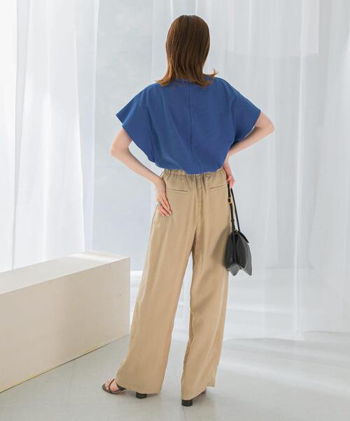 URBAN RESEARCH ROSSO WOMEN（アーバンリサーチ　ロッソ）の「UVカットフレアスリーブカットソー（Tシャツ/カットソー・レディース・ブラック/ブルー/ホワイト・FREE）」の21枚目の写真