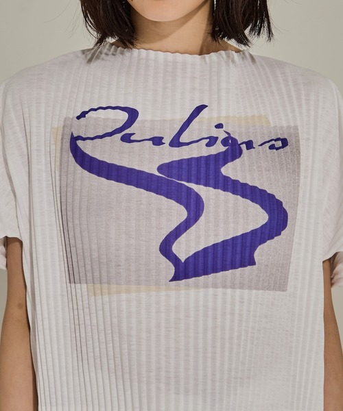 YOHEI OHNO/ヨウヘイオオノ】Pleats T-shirt/プリーツTシャツ（T