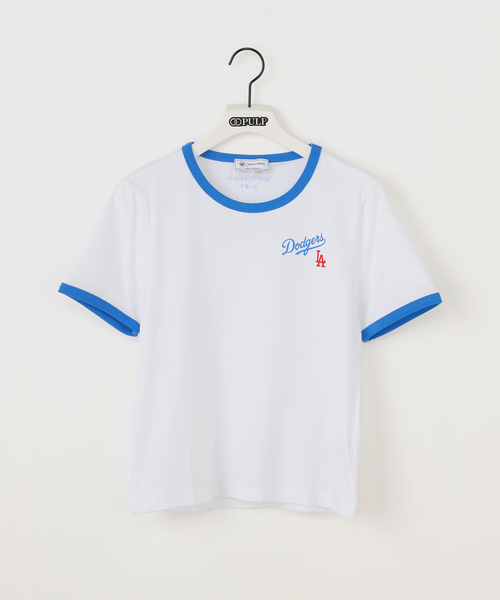 Sporty＆Rich スポーティ アンド リッチ Tシャツ ドジャース セール】SPORTY&RICH / スポーティアンドリッチ DODGERS SERIF