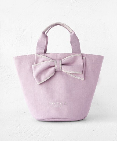 RIBBON KNOT CANVASTOTE キャンバストート（トートバッグ）｜TOCCA 