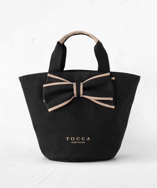 RIBBON KNOT CANVASTOTE キャンバストート（トートバッグ）｜TOCCA 