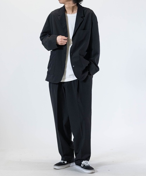 JOHN'S CLOSET（ジョンズクローゼット）の「【3】ポリサッカー 2WAYストレッチ リラックスフィット クライミングパンツ 【セットアップ展開】（チノパンツ・メンズ・ブラウン/グレー/ブラック・MEDIUM/LARGE/X-LARGE）」の6枚目の写真