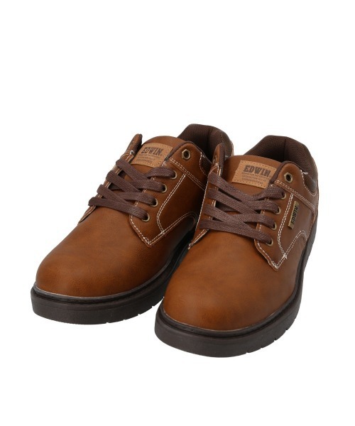 EDWIN（エドウィン）の「EDWIN 撥水・防滑 スニーカー（スニーカー・メンズ・ブラウン/ブラック・25.5cm/26cm/27cm/25cm/26.5cm）」の2枚目の写真