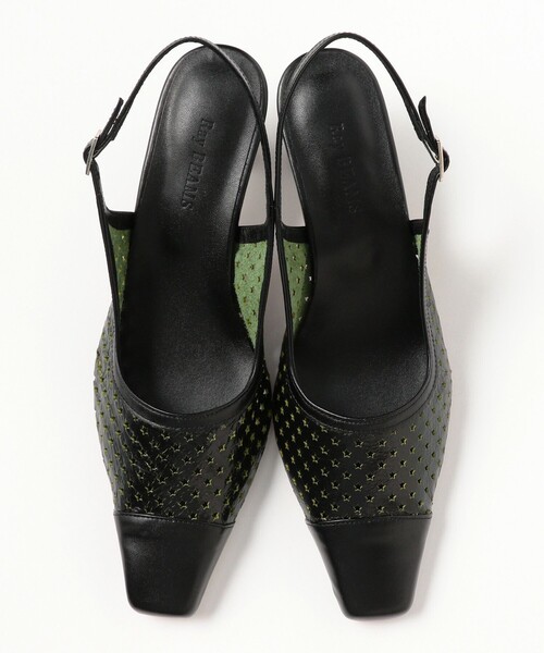 Ray BEAMS(レイビームス)の「パンチング ヒール(パンプス・レディース・ゴールド/ブラック・24.5cm/24.0cm/23.0cm/25.0cm/23.5cm)」の8枚目の写真