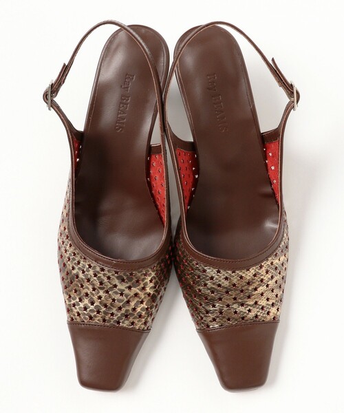 Ray BEAMS(レイビームス)の「パンチング ヒール(パンプス・レディース・ゴールド/ブラック・24.5cm/24.0cm/23.0cm/25.0cm/23.5cm)」の14枚目の写真