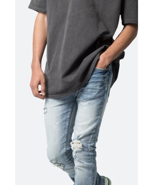 mnml デニム セール】【mnml】X598 SKINNY STACKED DENIM [I]（デニムパンツ