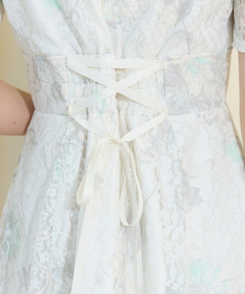 WILLSELECTION（ウィルセレクション）の「ニュアンスフラワーレースプリントワンピース（ワンピース・レディース・ホワイト系その他/レッド系その他/ブルー系その他・FREE）」の20枚目の写真