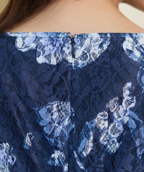 美品theory Luxe 花柄レースプリントワンピースシルク100ノースリーブ 美品theory Luxe 花柄レースプリントワンピースシルク100