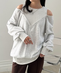 RANAN（ラナン）の「肩スリットレイヤード風スウェット（スウェット）」