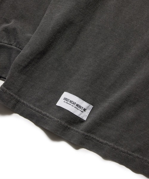 VIRGOwearworks（ヴァルゴウェアワークス）の「FUZZ BURNOUT L/S（Tシャツ/カットソー・メンズ・ホワイト/ブラック・2/3/4/5）」の13枚目の写真