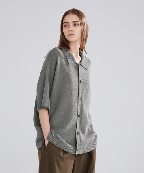 LUENNA(Gi)́yLUENNAzSoft Pile Knit Shirt / \tgpCjbgVc(jbg/Z[^[)
