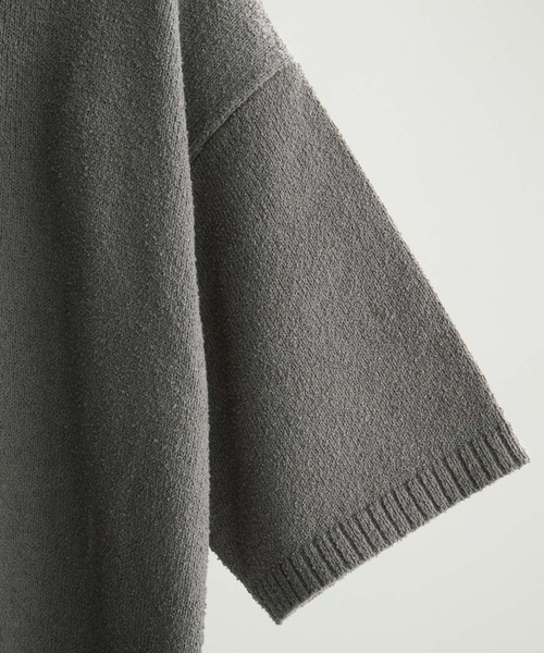 LUENNA（ルエナ）の「【LUENNA】Soft Pile Knit Shirt / ソフトパイルニットシャツ（ニット/セーター・メンズ・チャコールグレー/ネイビー・L/M）」の17枚目の写真