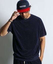 The DUFFER of ST.GEORGE（ザダファーオブセントジョージ）の「PIGMENT-DYE SETUP PILE TEE：ピグメント加工 セットアップ パイルTシャツ（Tシャツ/カットソー）」