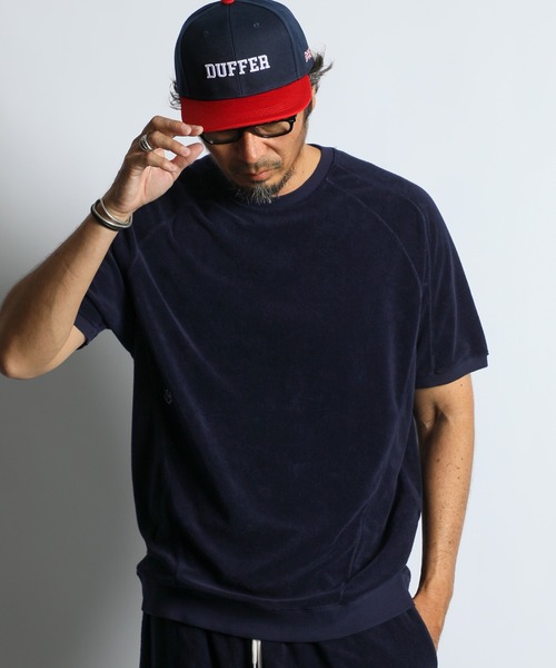 セール】PIGMENT-DYE SETUP PILE TEE：ピグメント加工 セットアップ