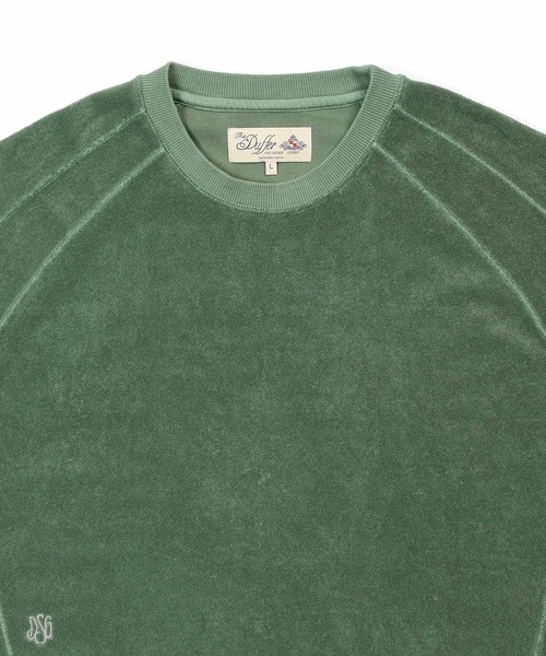 The DUFFER of ST.GEORGE(ザダファーオブセントジョージ)の「PIGMENT-DYE SETUP PILE TEE:ピグメント加工 セットアップ パイルTシャツ(Tシャツ/カットソー・メンズ・ホワイト/ミント/ネイビー・X-LARGE/LARGE/MEDIUM)」の16枚目の写真