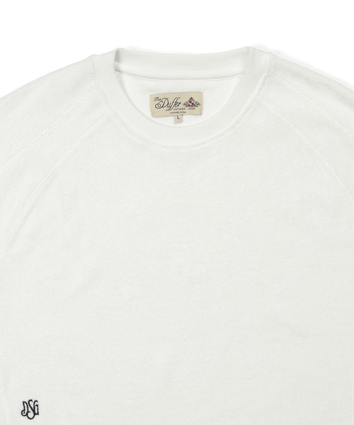 The DUFFER of ST.GEORGE(ザダファーオブセントジョージ)の「PIGMENT-DYE SETUP PILE TEE:ピグメント加工 セットアップ パイルTシャツ(Tシャツ/カットソー・メンズ・ホワイト/ミント/ネイビー・X-LARGE/LARGE/MEDIUM)」の15枚目の写真