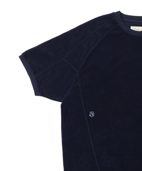 The DUFFER of ST.GEORGE(ザダファーオブセントジョージ)の「PIGMENT-DYE SETUP PILE TEE:ピグメント加工 セットアップ パイルTシャツ(Tシャツ/カットソー・メンズ・ホワイト/ミント/ネイビー・X-LARGE/LARGE/MEDIUM)」の18枚目の写真